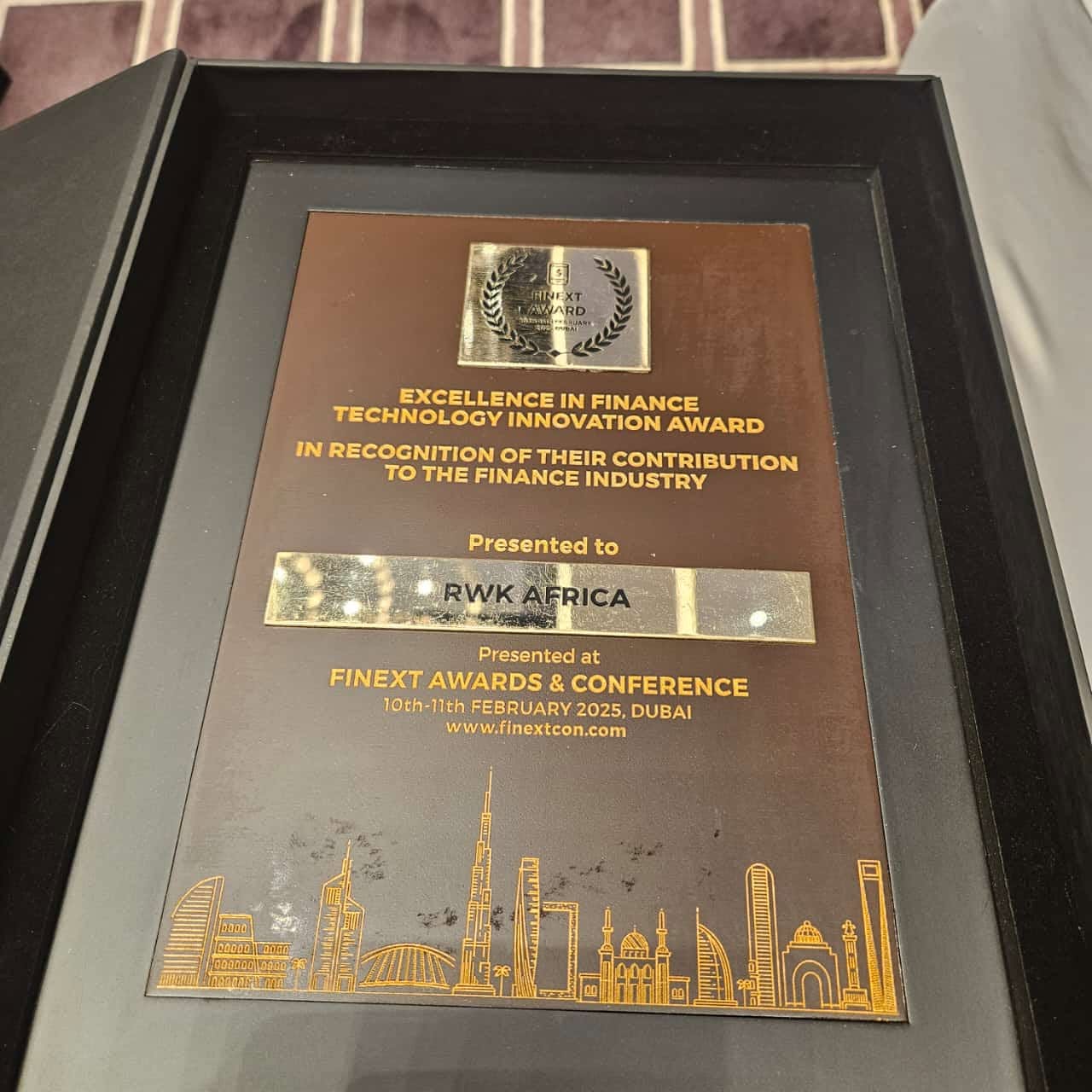 Excellence in Finance Technology Innovation Award — 2025